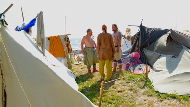 Vikingelejr på Tunø 